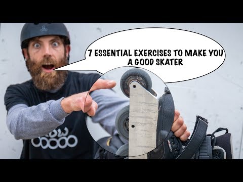 7 Übungen, die dich zu einem besseren Skater machen