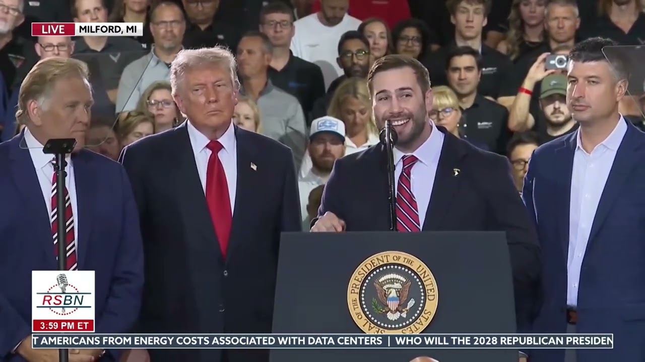WATCH: Countless Politicians Join Trump on Stage and Promise More Prosperity for Americans - 7/27/26
