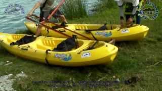 preview picture of video 'Squire Kayak Catamaran Motor version setup'