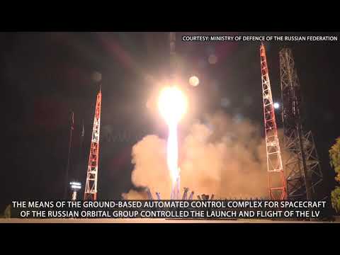Russian  Aerospace Forces launched the Soyuz 2 launch vehicle from the Plesetsk cosmodrome