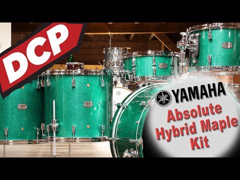 Yamaha Absolute Hybrid Drum Set 24/13/16/18/14 // Demo