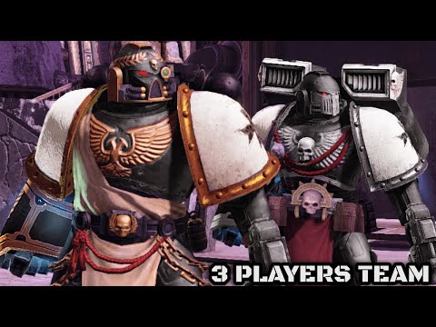 BLACK TEMPLARS SQUAD: 3 Astartes vs Legion of Chaos! - Warhammer 40K: Space Marine, Augmented Mod