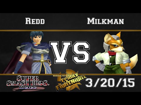 Friday FightNight - VGBC | Redd vs MilkMan - SSBM Winners Finals - Melee