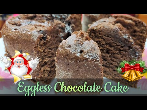 Eggless Chocolate Cake recipe|Christmas Cake recipe| Chocolate Cake without microwave|Paramita Manna