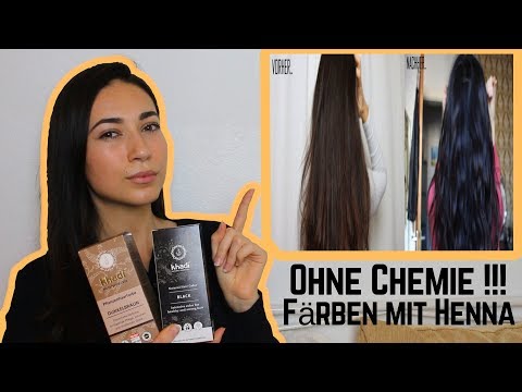 Haare färben mit Henna! Vor- und Nachteile + DEMO