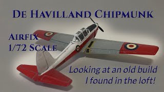 Airfix DeHavilland Chipmunk 1/72 Scale Model Kit Review - Looking back at a previous build