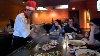 preview picture of video 'Makin' Hibachi at Megu Sushi'
