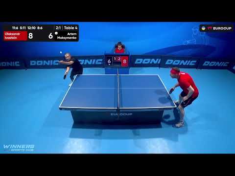 13:15 Oleksandr Ivashkin - Artem Maksymenko 13.08.2023 TT Euro.Cup Ukraine Star. TABLE 4