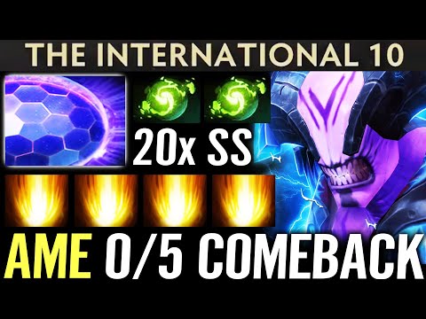 🔥 TI10 AME Facless Void Refresher + Cataclysm 20x SS 0/5/6 Comeback — PSG LGD vs Fnatic Dota 2 Pro