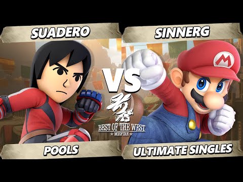 Best of the West II - Suadero (Mii Brawler) Vs. SinnerG (Mario) Smash Ultimate - SSBU