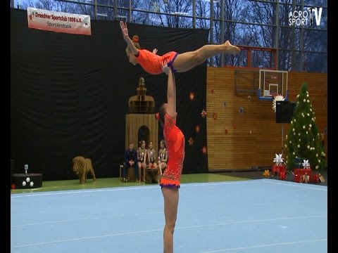 Hannah Schmid, Lena Fassbänder - TV Ebersbach Germany - Womens Pair - Zwingerpokal 2013