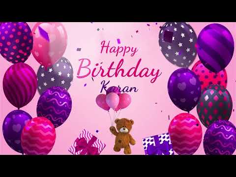 Happy Birthday Karan | Karan Happy Birthday Song | Karan