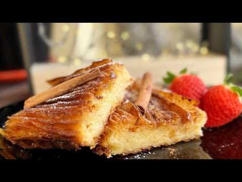 Crinkled cake | Bougatsa | Custard Pie
