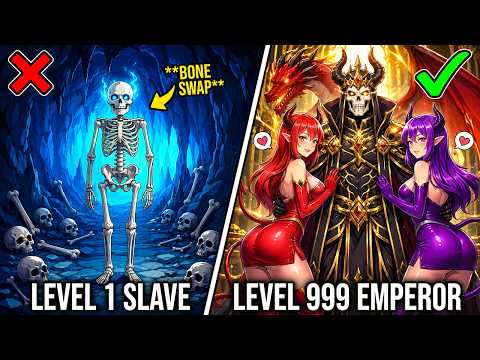 Reborn As A SKELETON SLAVE, But He STEALS BONES To Unlock INFINITE SKILLS!