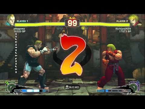 KichijyojiKEN [Ken] vs pikagoma [Abel] SSF4 Japanese Online Ranked Matches - TRUE-HD