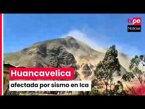Sismo provoca pánico y rajaduras en viviendas y colegios de Huancavelica