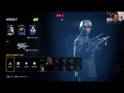 Star Wars Battlefront II MP Madness Dec. 16 pt7 - Crait as a Rebel