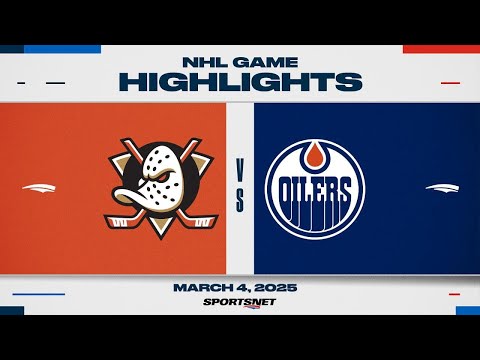 NHL Highlights | Ducks vs. Oilers - March 4, 2025