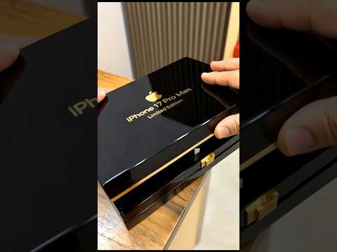 iPhone 17 Pro Max Limited Edition Unboxing 😱 | 24K Gold 17ProMax Dubai
