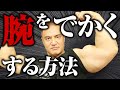 【筋トレ】どんなに鍛えても腕が太くならない人は〇〇が原因!絶対に腕が太くなるトレーニング法とは