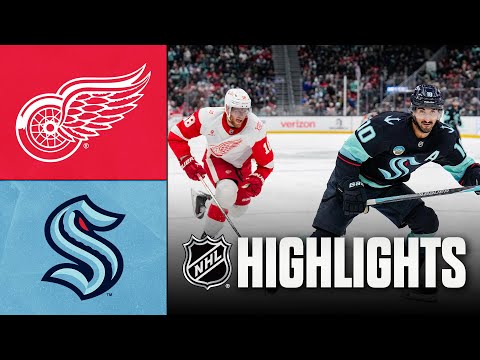 Red Wings vs. Kraken | NHL Highlights | December 06, 2025