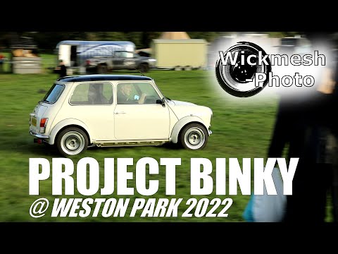 Project Binky (Bad Obsession Motorsport turbo mini) at Weston Park - driving onto trailer 16-10-2022