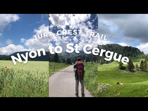 Jura Crest Trail Day 1 - Nyon to Saint-Cergue