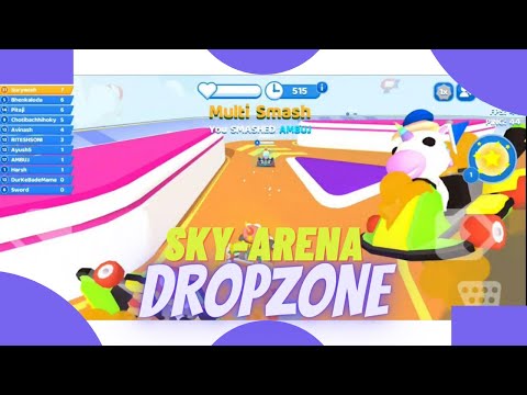 Smash Karts - SkyArena Dropzone Gameplay | TALL TEAM #smashkarts - YouTube