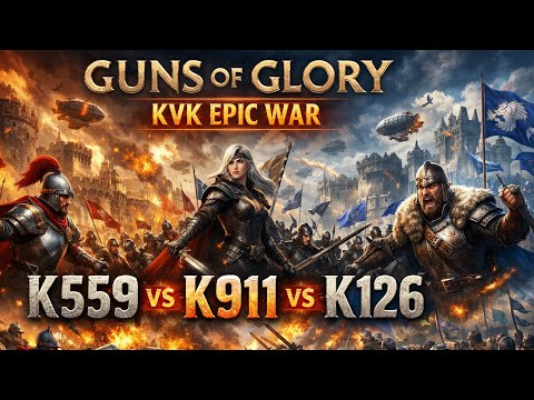 KVK Event K559 vs K911 vs K126 Gund of Glory GOG 