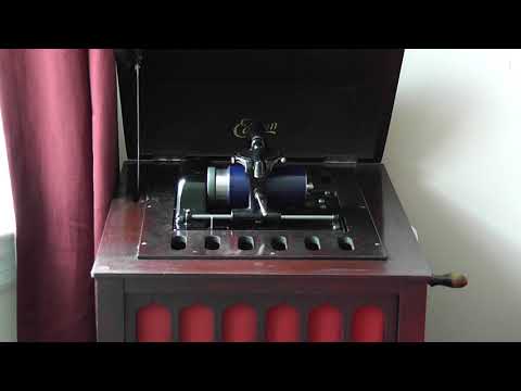 Edison blue amberol cylinder 1550 - "Casey Jones" by Billy Murray & Chorus