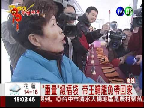 福袋搶"鮮"拿!帝王鱘龍魚帶回家