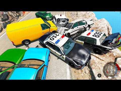 Epic High Speed Jumps #2 BeamNG.Drive - Car Crash Compilation
