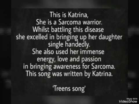 Brand new day 'Treens song'. Sarcoma awareness