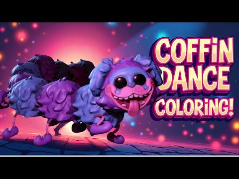 PJ Pug-a-Pillar Coffin Dance Coloring | Poppy Playtime Meme Art!