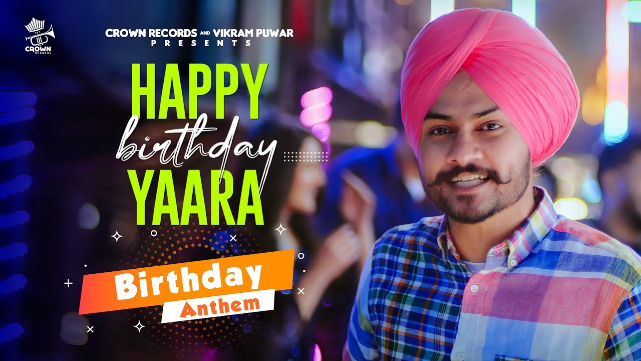 HAPPY BIRTHDAY YAARA LYRICS - HIMMAT SANDHU | YJKD
