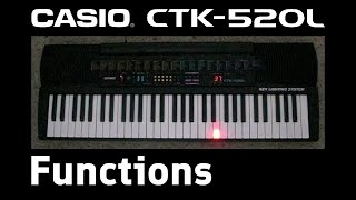 Video thumbnail for Casio CTK-520L Functions Review by Gabriel Miceli
