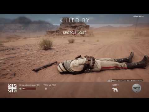 Battlefield 1 Beta gameplay pt5 - Tank Duels and Takeovers (final, game stopped working)