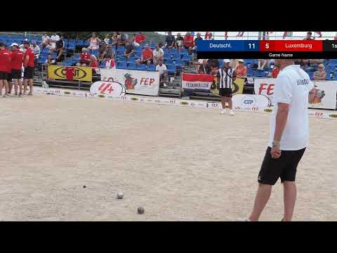 EM Senioren 1/4 Finale Deutschland : Luxemburg