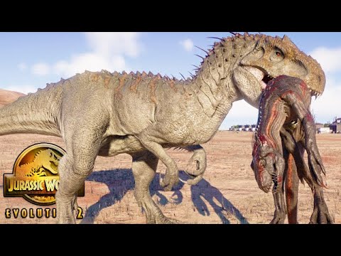 INDOMINUS REX vs ALL CARNIVORES (JURASSIC WORLD EVOLUTION)