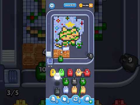 Pixel Flow Level 635 Walkthrough