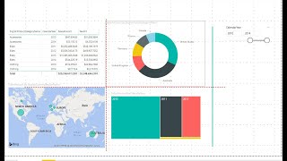 Format visuals  Align and resize visuals Power BI