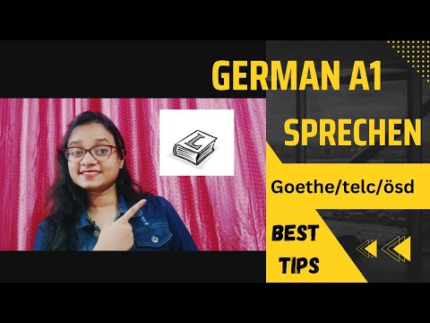 German A1 Sprechen #sprechen #goethe #deutschlernen