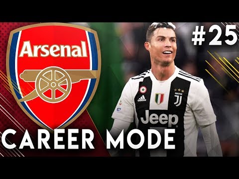 FIFA 19 Arsenal Career Mode EP25 - Facing Ronaldo's Juventus In The Champions League!!