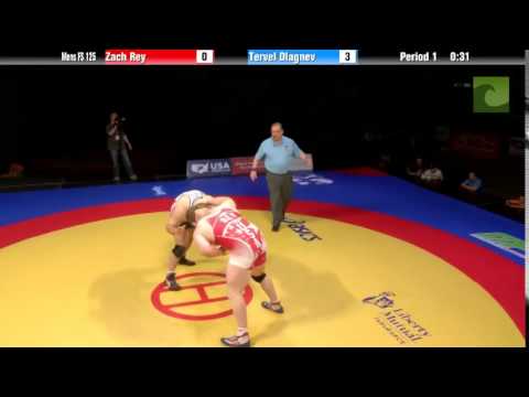125 KG Finals (2 of 2) - Zach Rey vs. Tervel Dlagnev