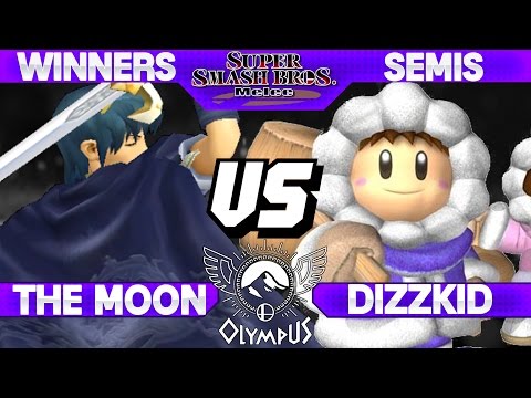 Olympus - The Moon (Marth) vs dizzkidboogie (Ice Climbers) - SSBM Winners Semis - Smash Melee