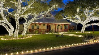 How to install Christmas lights on your roof and down your sidewalk the easy way!