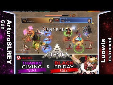 Titan 26/11/2017 AM: Semifinal - ArturoSLREY vs Luowis - Atlantica Online