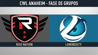 RISE NATION VS LUMINOSITY - CWL ANAHEIM FASE DE GRUPOS - #ANAHEIMLVP