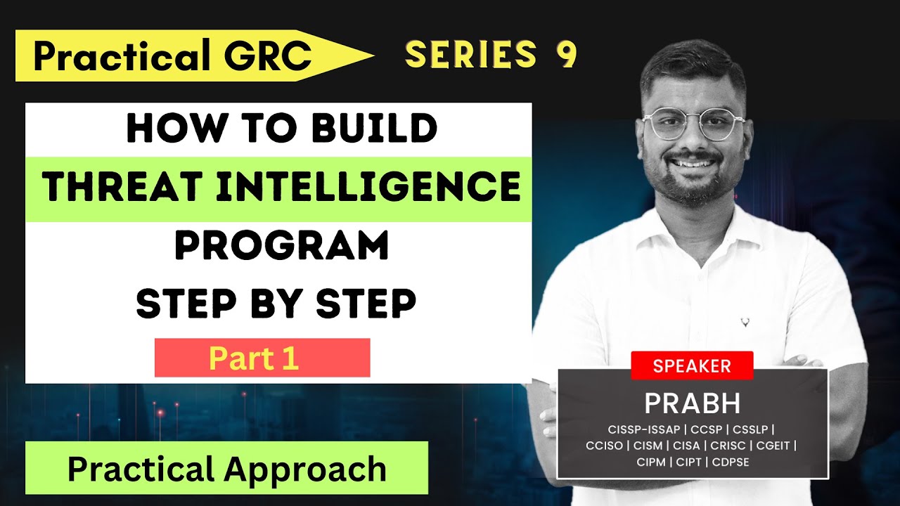 Creating a Threat Intelligence Program from Scratch Part 1