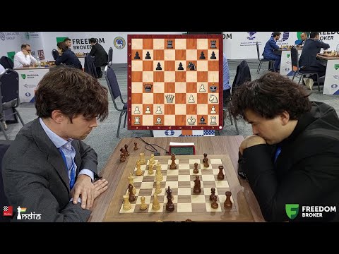 Jorden van Foreest drags black's king to h4 in just 19 moves!